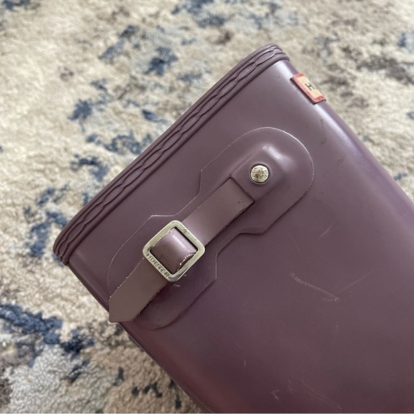 Hunter Classic Tall Rain Boots Lavender Purple Wellies Size 4 - Picture 5 of 14